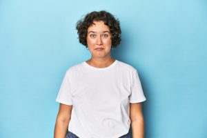 Woman worried about weight gain and high estrogen